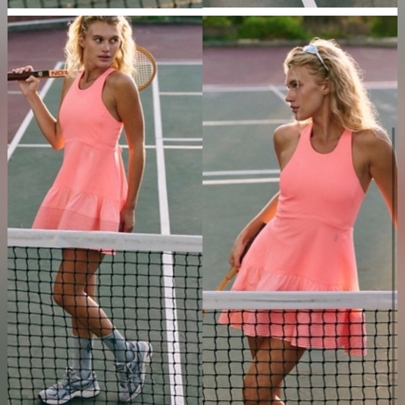 Free People Coral Backless Dress - Picture 2 of 8